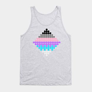 dot pattern B Tank Top